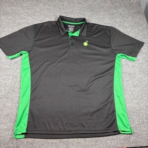 Affinity Apparel Shirt Men's 3XL BP Gas Station Uniform Polo Black‎ Green